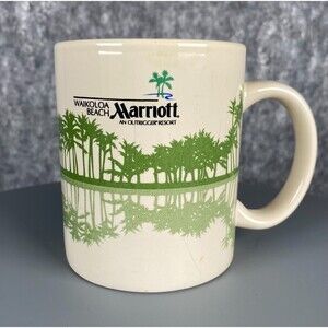 Waikoloa Beach Hawaii Marriott Coffee Mug Cup An Outrigger Resort Big Island